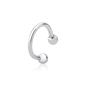 Piercing Argola de Prata 925 Bolinha 3mm