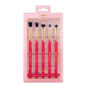Kit de Pincéis para Olhos Essenciais Niina Secrets