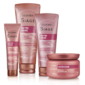 Linha Siàge Nutri Rose - Reparação profunda da raiz às pontas!
