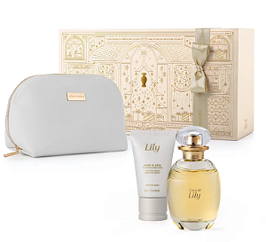 Kit Presente Natal L`eau De Lily (3 itens)
