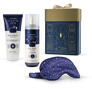 Kit Presente Natal Cuide-se Bem Boa Noite (3 itens)
