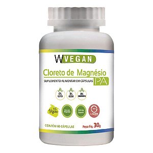 Cloreto de Magnésio 60 capsulas - WVegan