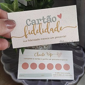 Cartão Fidelidade | Encanto em Cores - 50 unid. (Pronta-Entrega)