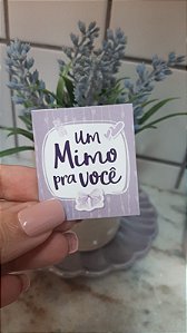 Mini Card Mimo | Lilás (Pronta- Entrega) - 50 unid