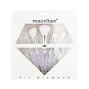 KIT DE PINCÉIS C/ 7 DIAMOND MACRILAN ED003