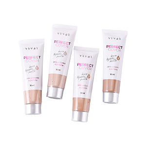 BASE LÍQUIDA MATTE PERFECT COVER VIVAI