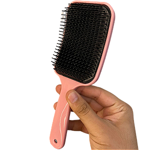 ESCOVA DE CABELO RAQUETE CURVADA