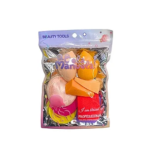 KIT C/ 9 ESPONJAS PARA PÓ E BASE