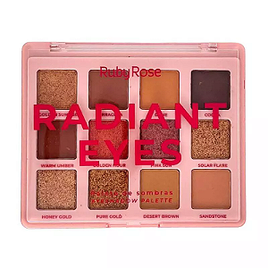 PALETA DE SOMBRAS RADIANT EYES RUBY ROSE