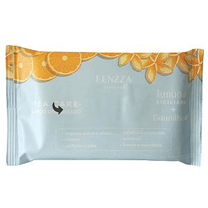 LENÇO DEMAQUILANTE LIMÃO SICILIANO + BAUNILHA FENZZA