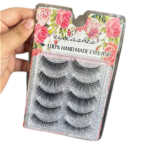 CARTELA C/ 5 CÍLIOS POSTIÇOS IMPORT SL-524B