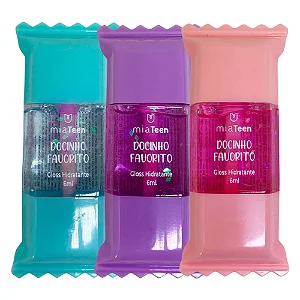 GLOSS DOCINHO FAVORITO TEEN MIA MAKE