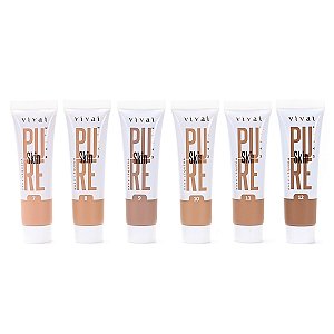BASE LÍQUIDA MATTE PURE SKIN VIVAI