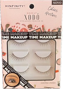 CARTELA C/3 PARES DE CÍLIOS XODÓ - X15-3