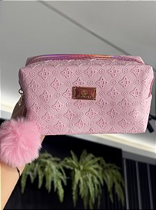 NECESSAIRE COURINO COM POMPOM