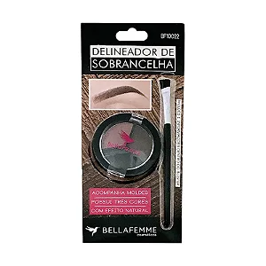 KIT DELINEADOR DE SOBRANCELHAS BELLAFEMME