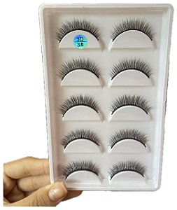 CARTELA C/5 PARES DE CÍLIOS 3D - 3#