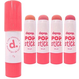 BLUSH EM BASTÃO POP STICK DAPOP