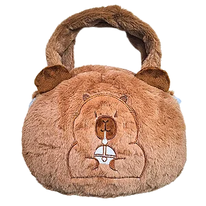 BOLSA FELPUDA CAPIVARA