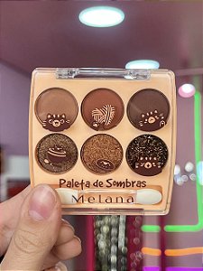 PALETA DE SOMBRAS NATURE MELANA