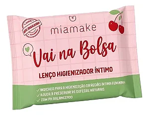 LENÇO HIGIENIZADOR ÍNTIMO VAI NA BOLSA MIA MAKE