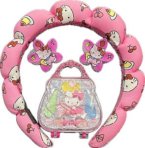 KIT TIARA + SOMBRA INFANTIL HELLO KITTY