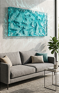 Quadro Decorativo Essência Aquática- 90x40