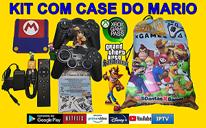 Game Retro & Moderno com 45 Mil Jogos + Função Smart + Game Pass Xbox + Jogos Exclusivos
