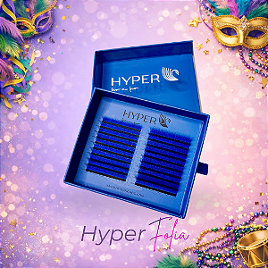 Blue Iris - FIOS HYPER COLORS YY 0.05 AZUL (MIX) - 20 FILEIRAS