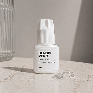 Hyper Glue® Sensiv Zero 3ml — Cola Carbono Free para Cílios Sensíveis