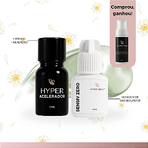 🌸 Kit Acelerador + Sensiv Zero + Hyper Clin (Brinde)