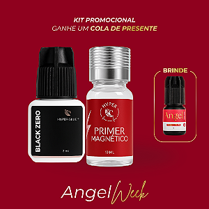 Kit Black Zero HyperGlue + Primer Magnético + Angel Grátis | Estabilidade Máxima