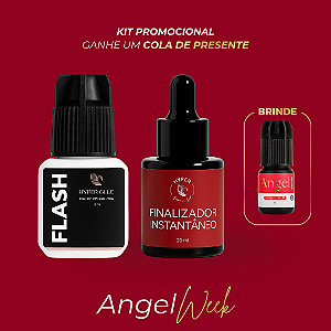 Kit Flash + Finalizador Instantâneo – Ganhe Uma Cola Angel de Presente | Angel Week