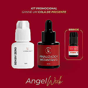 Kit Sensiv Zero + Finalizador Instantâneo – Ganhe Uma Cola Angel | Angel Week