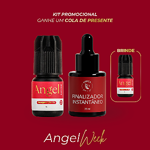 Kit Cola Angel + Finalizador Instantâneo – Ganhe Uma Angel Extra | Angel Week
