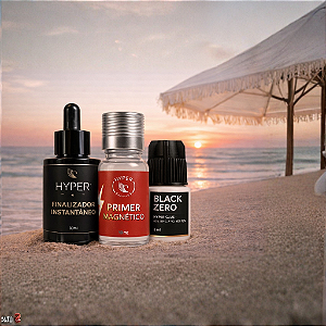☀️ KIT VERÃO DA RETENÇÃO MAGNÉTICA: Black Zero + Finalizador + Primer