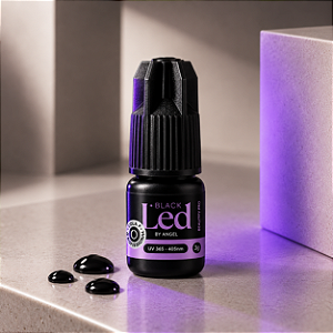 Black Led by Angel 3g — Adesivo Preto de Fotopolimerização para Extensão de Cílios