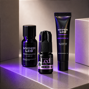 Kit LED By Angel — Black Led + Primer Magnético UV + Removedor UV