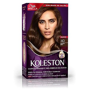 Coloração Koleston 40 Castanho Médio