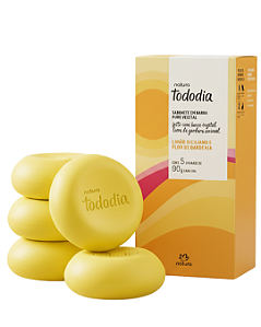 Sabonete Natura Tododia Limão Siciliano e Flor de Gardênia - Natura