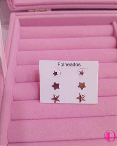 Trio de Estrelas Prata
