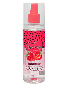 Body Splash Morango 200ml - Face Beautiful