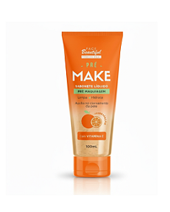 Sabonete Líquido Pré-Make Vitamina C 100ml - Face Beautiful