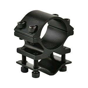 Mount Suporte de Lanterna em Cano Metal - Perfil Baixo - Adapta Lanterna em Airsoft - Tubo de 25mm - Arsenal Rio