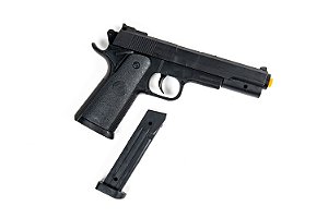 Pistola Airsoft Colt 1911 Spring - Plástico - Toy - Calibre 6,0mm - Arsenal Rio