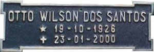 Placa em Bronze 10x30 - ref. 101