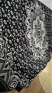 Bolsa que vira Canga - Mandala Preta