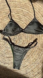 Conjunto Biquíni Tanga Verde