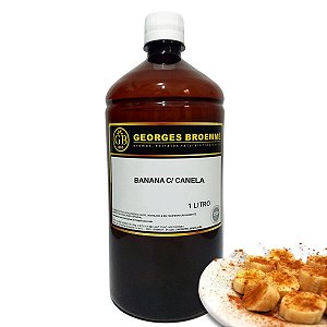 Essência Alimentícia De Banana Com Canela 1l Gb Aroma E Sabor