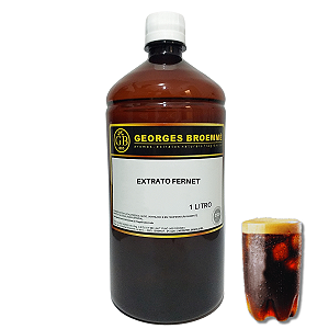 Extrato Natural De Fernet Alimentício Líquido 1L Georges Broemmé